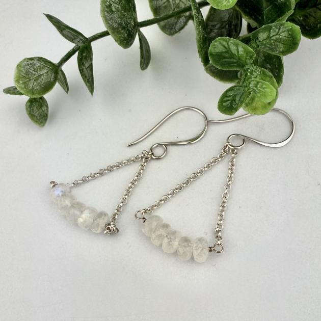 Moonstone Sterling Silver Earrings