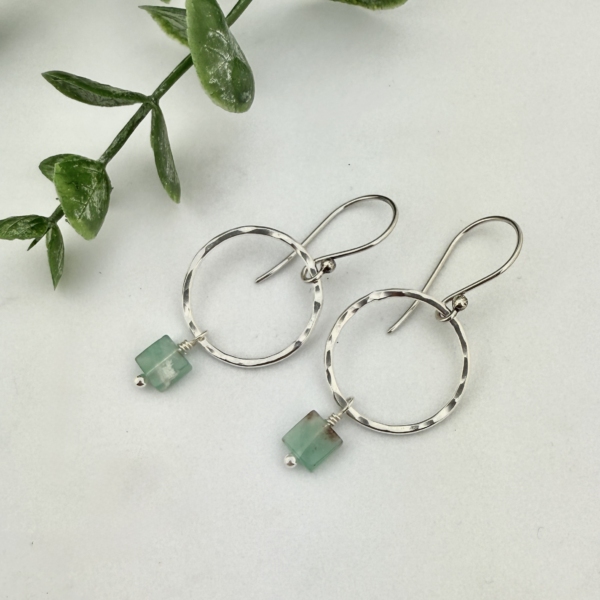 Aquaprase Sterling Silver Earrings
