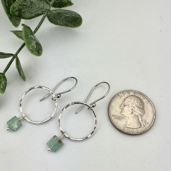 Aquaprase Sterling Silver Earrings - Image 2